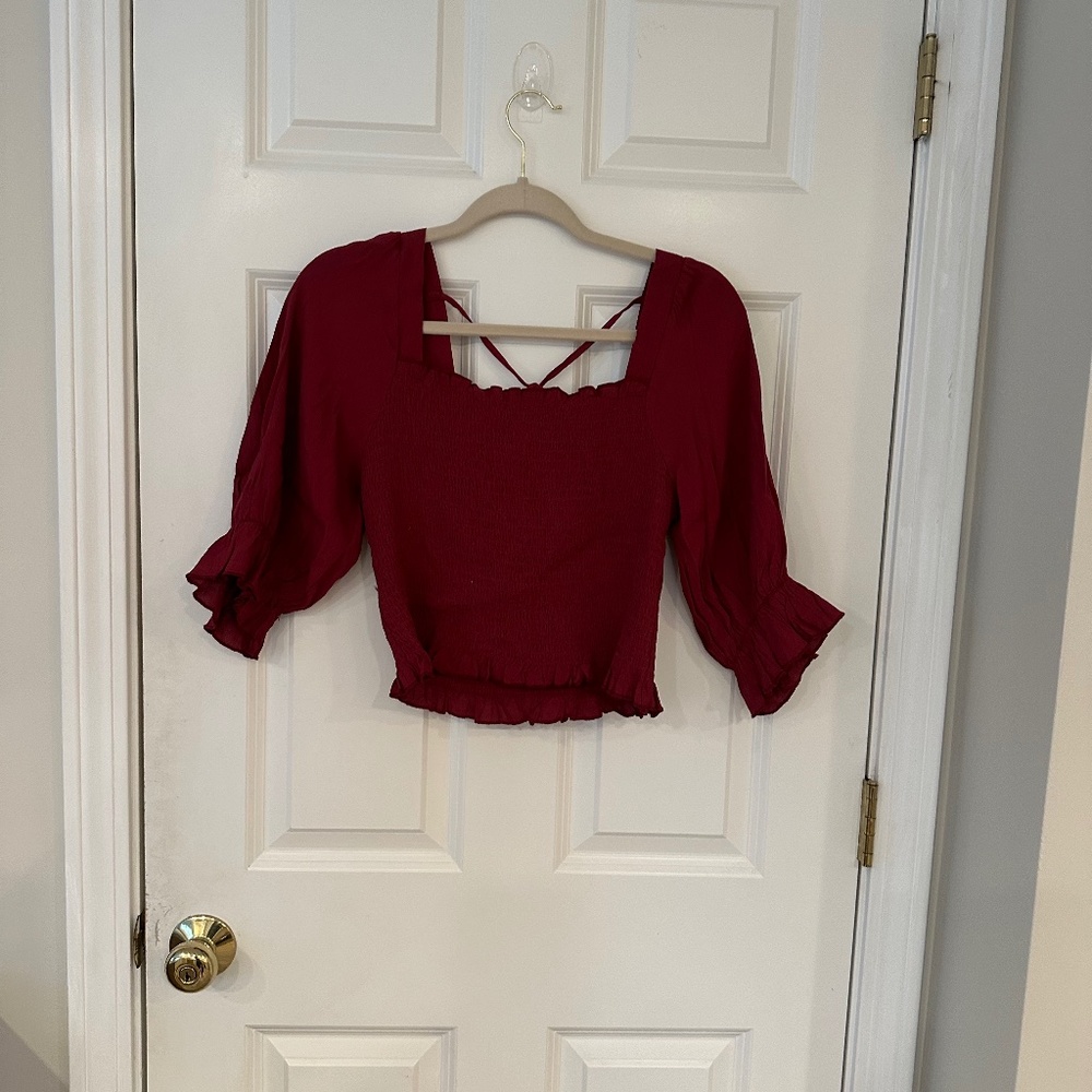 Brand New Jun & Ivy peasant style top size M